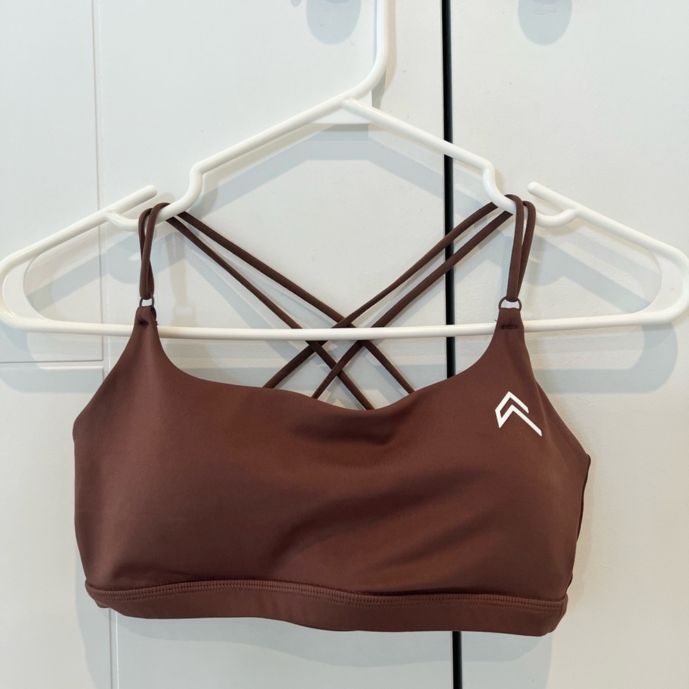 Oner Active Everyday Cross Over Bralette | like new  |Chestnut | Size: S